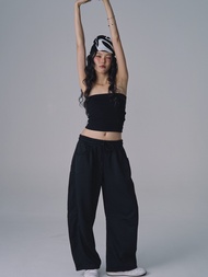 GTH - กางเกงวอร์ม Lifetime baggy sweatpants ( สีดำ )