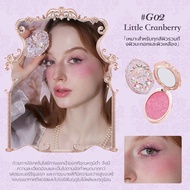Flower Knows Strawberry Rococo Series Embossed Blush 4.6g บลัชออน