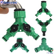 JONY1EC Garden Hose Splitter Valve, Y-shaped 2-Way Tap Connector Adapter, High Quality Universal wit