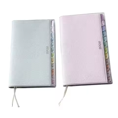 2026 Weekly Planner 220 Sheets Dated Leather Weekly Journal Academic Planner