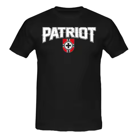 Men Clothing German Empire Battle Flag Patriot TShirt Creative Retro T Shirt Summer Male XS-4XL Roup