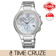 [Time Cruze] Citizen Eco-Drive FB1320-59A Mother of Pearl Dial Stainless Steel Women Watch