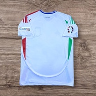ITALY AWAY FOOTBALL JERSEY FULL PATCH EUROPEAN CUP 2024 BEST QUALITY
