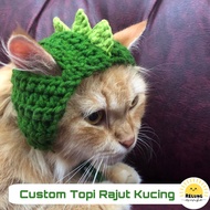CUSTOM CAT KNITTED HAT CHARACTER CAT HAT PUCU CAT KNITTED HAT CAT HAT CUTE HAT