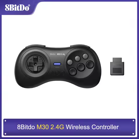 8BitDo M30 2.4G Wireless Gamepad for Sega Genesis and Sega Mega Drive - Compatible with Original Har