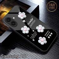 HP Softcase Glass Samsung A07 - Phone Case - Softcase Samsung A07 Luxurious Elegant full cover