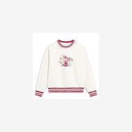 Li Ning 2024 Spring Ladies Round Neck Loose Pullover Hoodless Sweatshirt AWDU034-5-9-6-8