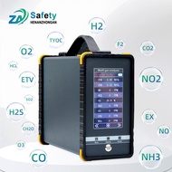 Landfill Gas Analyzer CH4 H2S NH3 CO2 CO VOC LEAK Detection Portable Multi Gas Analyzer