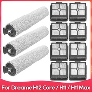 Compatible For Dreame H11 / Dreame H11 Max / Dreame H12 Core Vacuum Parts Roller Brush Hepa Filter A