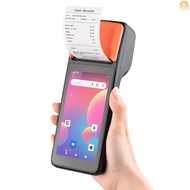 Handheld 3G POS Receipt Printer Android 8.1 1D/2D Barcode Scanner PDA Terminal Support 3G WiFi   BT 