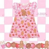 Arpanet girl Dress/Cookie Run/Size 3/4 Pink
