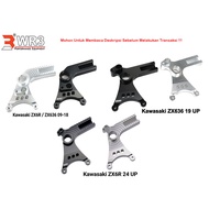 Rear Caliper Bracket ZX6R ZX636 WR3 Backet Caliper Brembo 2P For ZX-6 ZX-636 ZX 6R ZX 636R