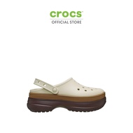 CROCS รองเท้าลำลองผู้ใหญ่ CLASSIC STACKED CLOG รุ่น 211355-2ZH - MOCHA