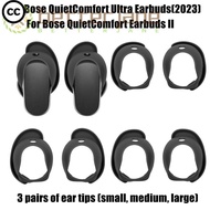 CC 3 Pairs Ear Tips, Silicone Dustproof Earbuds Cover, Portable Replacement Headphone Sleeve for Bos