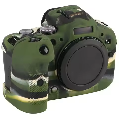For Canon R6 R6II R6Mark II Silicone Cover Rubber Silicone Camera Bag Case Cover Skin