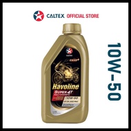 Caltex Havoline 4T Engine Oil Minyak Enjin Hitam 5W40 / 10W50 Fully Synthetic Super 4T API SN JASO M
