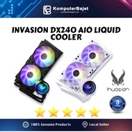 Invasion DX-240-ARGB High Performance Gaming AIO CPU Liquid Cooler - DX240 Black/White
