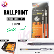 1 Lusin (12 Pcs) Pulpen / Pena Gel Hi-Tech-H Esco 0.28mm / Ballpoin / Bolpen / Pena / Pulpen Esco H