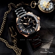 [Original] Alexandre Christie 9601 MABBRBA Automatic Men's Watch Black Stainless Steel | Official Warranty