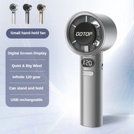 GOTOP Portable Turbine Hurricane Fan Powerful Wind Speed 0.35 Seconds Instant Cooling, 120 Speed of 