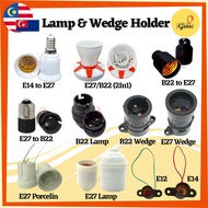 B22 E14 E27 Lamp Holder / Wedge Holder/ Battern Holder/ Night Light Holder/ E14 to E27/ B22 to E27 P