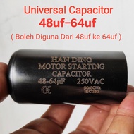 48uf-64uf 250v Motorstart Capacitor Universal Capacitor 49uf 50uf 55uf 60uf 64uf