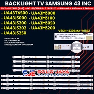 SAMSUNG 43 INCH TV BACKLIGHT UA43J5000 UA43T6500 UA43J5200 UA43J5202 UA43J5250 UA43M5000 UA43M5100 U