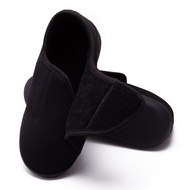 Elderly Shoes Big Size Walking Soft Shoes Extra Wide Velcro Adjustable High Back Obese Swollen Wide 