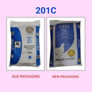 Gold Coin Dedak Ayam Pedaging 20kg / 201C Starter / 202P Grower / 203P Finisher / 肉鸡料