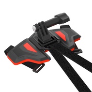 ~~ TELESIN TELESIN Motorcycle Helmet Chin Strap Fixing Bracket Moth Shape Suitable for GOPRO13 DJI 5