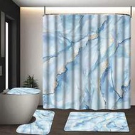 1 Set/4 Pcs Bathroom Shower Curtain Set, Bathroom Window Curtain, Shower Curtain, Bathroom Set, Show