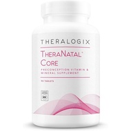 Theralogix TheraNatal Core Preconception Vitamin Supplement - 90-Day Supply - Prenatal Vitamins & Fe
