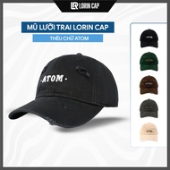 Basic Atom Baseball CAP Easy to Coordinate Good Sun Shade Cotton Khaki Fabric Size 52-64cm LORIN CAP