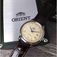 BNIB Orient 2nd Generation Bambino FAC00009N0 AC00009N Automatic Cream Dial Leather Strap Men Watch