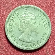 koin Malaya and British Borneo 5 Cents - Elizabeth II 1961
