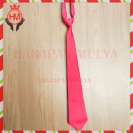 MERAH Red Tie Red Tie School Attribute Plain Red Tie - Harapan Mulya
