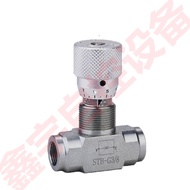 Hydraulic Throttle Valve One-Way Throttle Valve Throttle Valve STB-G1 STB-G3/4 STB-G1/2 Throttle Val