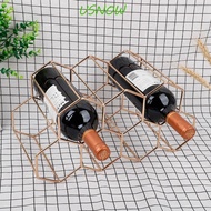 USNOW Wine Rack 1Pcs Modern Hexagon Space Saver Honeycomb Decorative Wine Bottle Storage