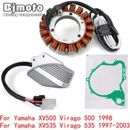 XV 500  535 Engine Stator Coil+Voltage Regulator rectifier For Yamaha XV500 XV535 Virago 500 535 199