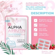 PRECIOUS SKIN WHITENING POWDER CAPSULES ALPHA ARBUTIN WHITENING 3 PLUS + COLLAGEN + ALPHA ARBUTIN CA