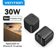 Vention PD 30W GaN Charger for iPhone 14 13 Pro max iPad Pro iPad mini Fast Charging Foldable Type C