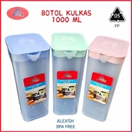 1L Refrigerator Bottle Alexish Drinking Bottle Water Bottle 1000ml