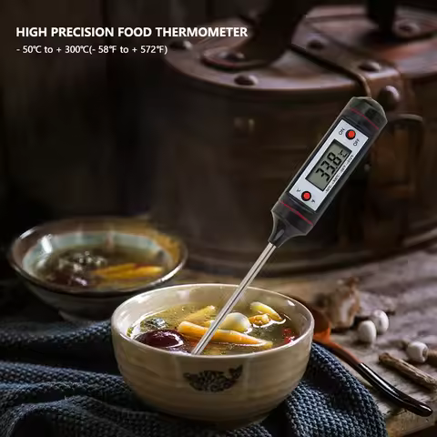 Thermometer Digital Thermometer Digital Thermometer Probe Electronic Kitchen BBQ Food Meat Temperatu