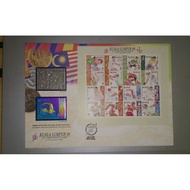 Serial Number #0001 Royal Selangor Pewter AND Niobium Stamp FDC 1998 SUKOM Commonwealth Games Sukan 