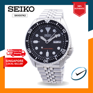 Seiko Automatic Divers Mens Silver Tone Stainless Steel Bracelet Watch SKX007K2