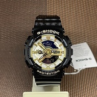 Casio G-Shock GMA-S110GB-1A Gold Black Resin Analog Digital Sports Men's Watch