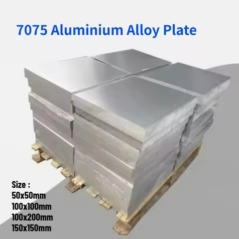 1pcs 7075 Aluminium Alloy Plate Thick 8/10/12/15/20/25/30/40/45/50mm DIY Hardware Aluminium Board Su
