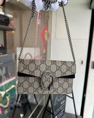 典精品 Gucci 真品 476432 Dionysus GG supreme 超迷你 酒神包 斜背包 尺寸 16.5* 10*4 cm 現貨