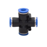 MPZA 4 FITTING CROSS TEE 4-BRANCH FITTING/ 4 MM HOSE PZA 4