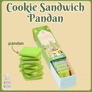 Cookie Sandwich Pandan Keju Kue Kering Keju Kue Khas Jepang Ter-Enak Bestseller!! Nichi Nichi By Far